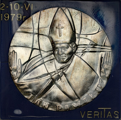 PRL. Medal Wizyta Jana Pawła II w Krakowie 1980 – SREBRO