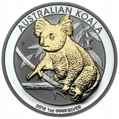 Australia 1 dolar 2018 Koala SREBRO uncja