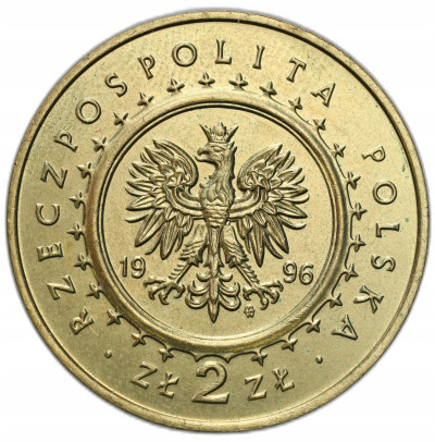 2 złote 1996 Zamek w Lidzbarku Warmińskim