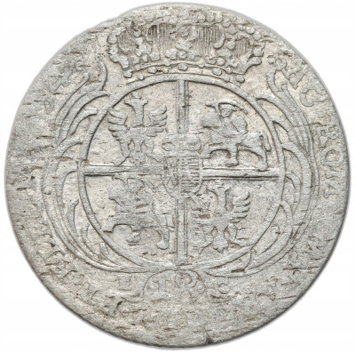 August III Sas. Ort (18 groszy) 1754, Lipsk