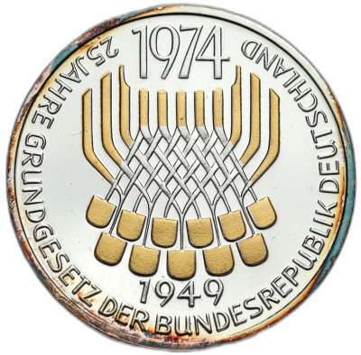5 marek 1974, 25 rocznica - Konstytucja Republiki Federalnej Niemiec SREBRO