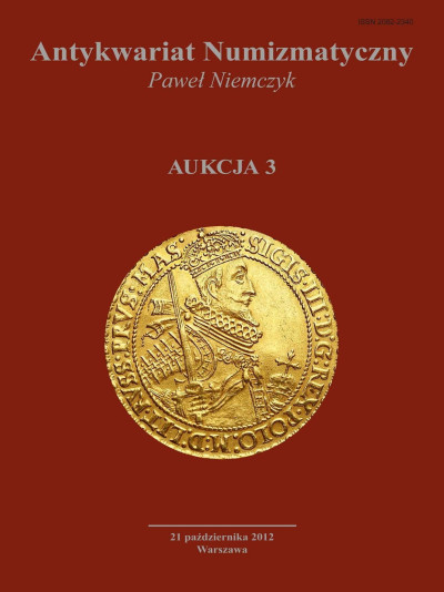 AUKCJA 3 21.10.2012 katalog Paweł Niemczyk