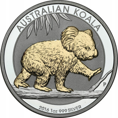 Australia 1 dolar 2016 Koala SREBRO uncja