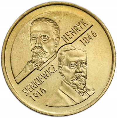2 złote 1996 Henryk Sienkiewicz – RZADSZE