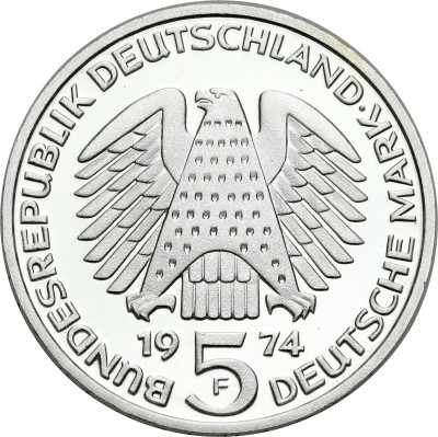 5 marek 1974, 25 rocznica - Konstytucja Republiki Federalnej Niemiec SREBRO