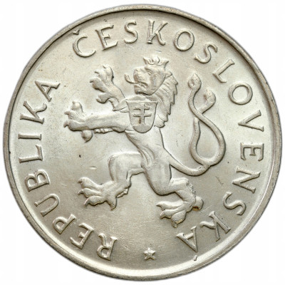 Czechosłowacja. 50 koron 1955, 10 rocznica wyzwolenia – SREBRO
