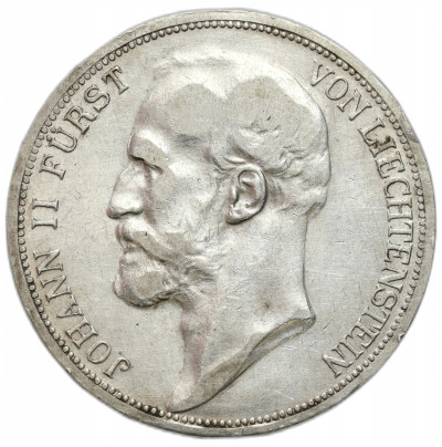 Lichtenstein. 2 korony 1915 – SREBRO