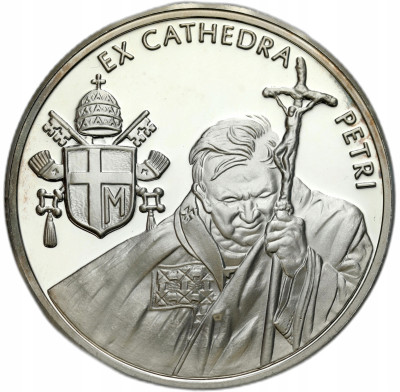 Malta. 100 lir 2005, Jan Paweł II – SREBRO