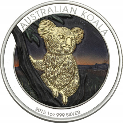 Australia 1 dolar 2015 Koala SREBRO uncja