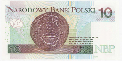 10 złotych 2016 seria AW