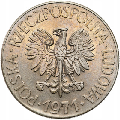 PRL. 10 złotych 1971 Kościuszko – PIĘKNY