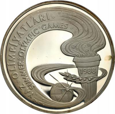 Turcja. 10 000 lir 1988, XXIV Letnie Igrzyska Olimpijskie, Seul 1988 SREBRO