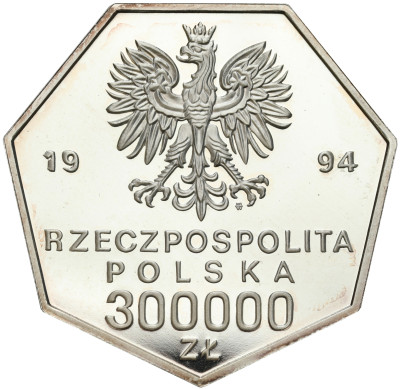 300.000 złotych 1994 Bank Polski – UNCJA SREBRA