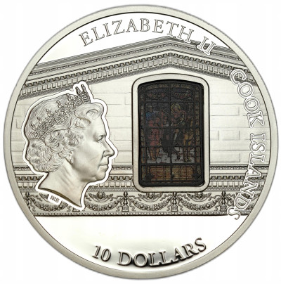 Wyspy Cooka - 10 dolarów 2014 Katedra Metropolitalna w Buenos Aires SREBRO