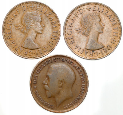 Wielka Brytania 1 penny 1920-1962