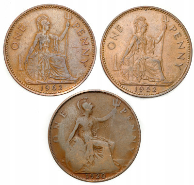 Wielka Brytania 1 penny 1920-1962