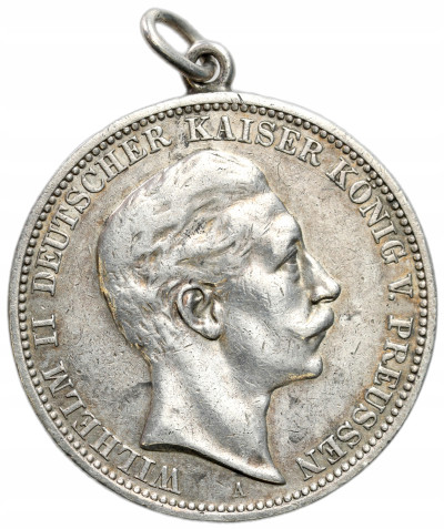 Niemcy, Prusy. Wilhelm II (1888–1918). 3 marki 1910 A, Berlin – SREBRO