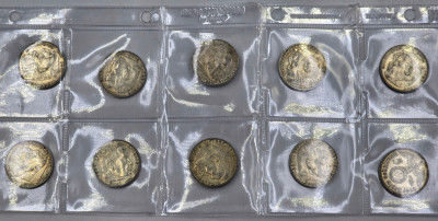 Niemcy. 5 marek 1935-1938 Hindenburg, SREBRO – 10 szt
