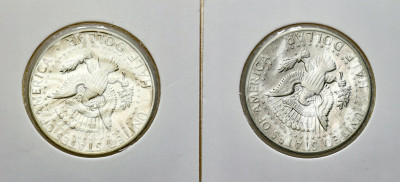 USA. 1/2 dolara (50 centów) 1968-1969 D, Denver, SREBRO – 2 szt