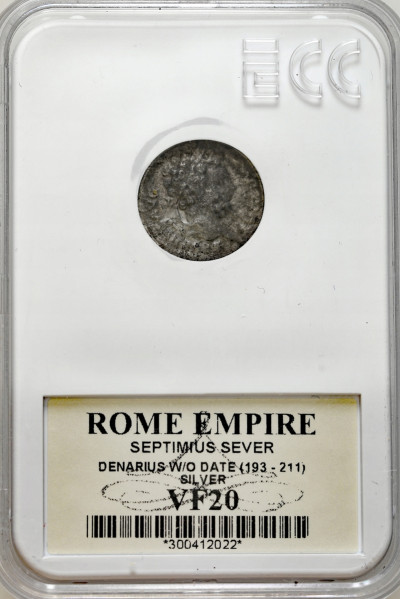 Cesarstwo Rzymskie. Denar Septymiusz Sewer 193–211 n.e GCN VF20