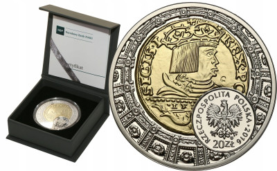 20 złotych 2016 Dukat Zygmunta Starego