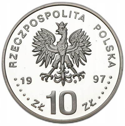10 złotych 1997 Śmierć św. Wojciecha – SREBRO