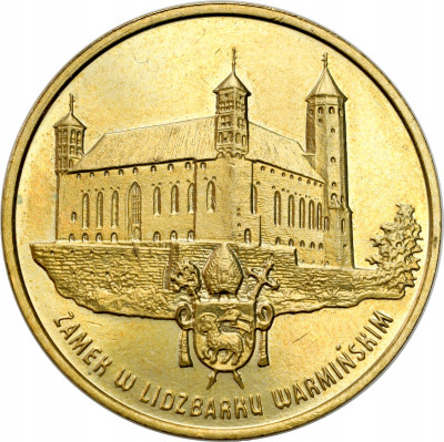 2 złote 1996 Zamek w Lidzbarku Warmińskim – RZADSZE