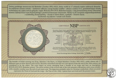 5 złotych 2013 denar Bolesława Chrobrego – SREBRO