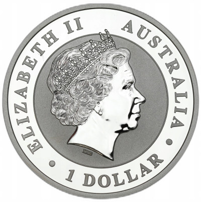 Australia. 1 dolar 2010, Kookaburra – UNCJA SREBRA