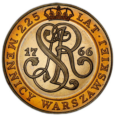 20.000 złotych 1991, 225 lat Mennicy