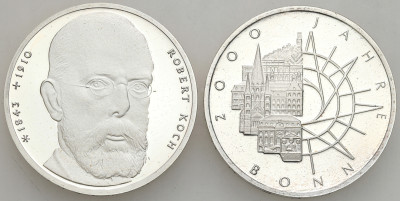 Niemcy. 10 marek 1989 i 1993, SREBRO – 2 szt