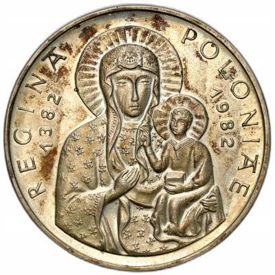 PRL. Medal Jan Paweł II – Regina Poloniae 1982 – SREBRO