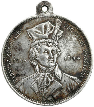Medalik patriotyczny Tadeusz Kościuszko 1894