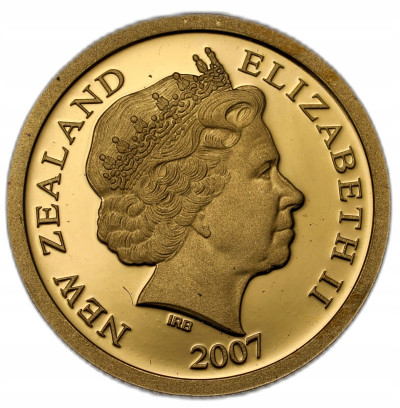 Nowa Zelandia - 1 dolar 2007 Baza Scotta - ZŁOTO