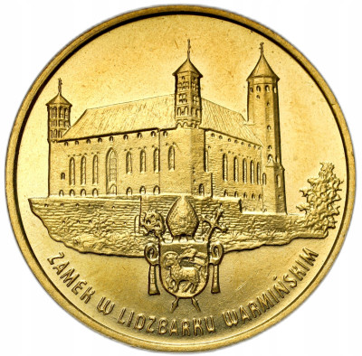 2 złote 1996 Zamek w Lidzbarku Warmińskim – RZADSZE