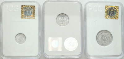 2 i 20 groszy, 1 złoty 1949-1977 – 3 szt