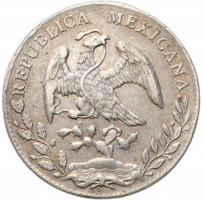 Meksyk. 8 reali 1897 „Cn AM” – Culiacán – SREBRO