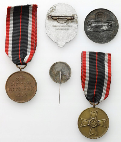 Niemcy. Medale i przypinki – 5 szt