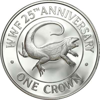 Turks i Caicos. 1 korona 1988