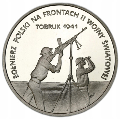 100.000 złotych 1991 Tobruk – SREBRO