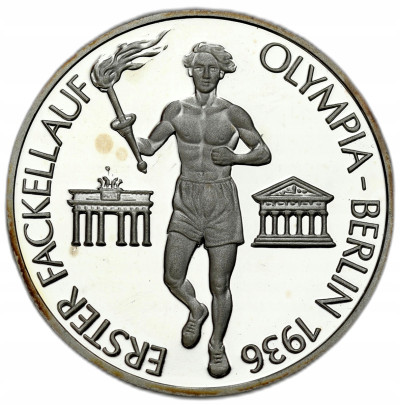 Niemcy. Medal Olimpiada Berlin 1936 – SREBRO