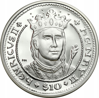 Brytyjskie Wyspy Dziewicze. 10 dolarów 2007 – SREBRO