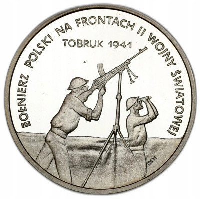 100.000 złotych 1991 Tobruk – SREBRO