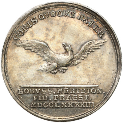 Niemcy Prusy. Medal 1793 (II rozbiór Polski), srebro - RZADKI