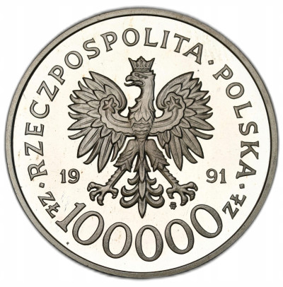 100.000 złotych 1991 Tobruk – SREBRO