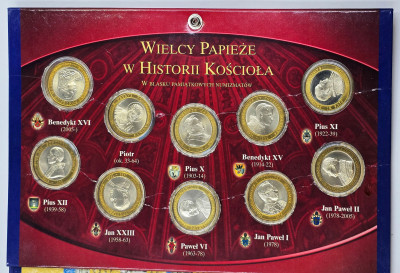 Wielcy Papieże w Historii Kościoła – Medale