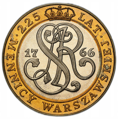 20.000 złotych 1991, 225 lat Mennicy - PIĘKNE