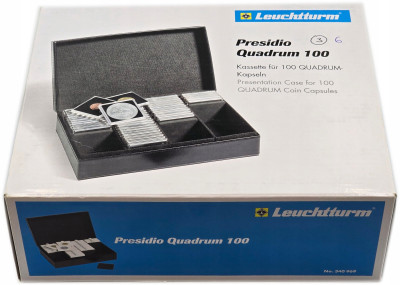 Leuchtturm Pudełko PRESIDIO na holdery i / lub kapsle Quadrum