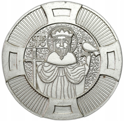 Belgia. Medal. Diecezja Gandawska – SREBRO