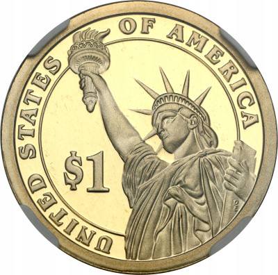 USA. 1 dolar 2007 Thomas Jefferson, NGC PF69 ULTRA CAMEO – WSPANIAŁE